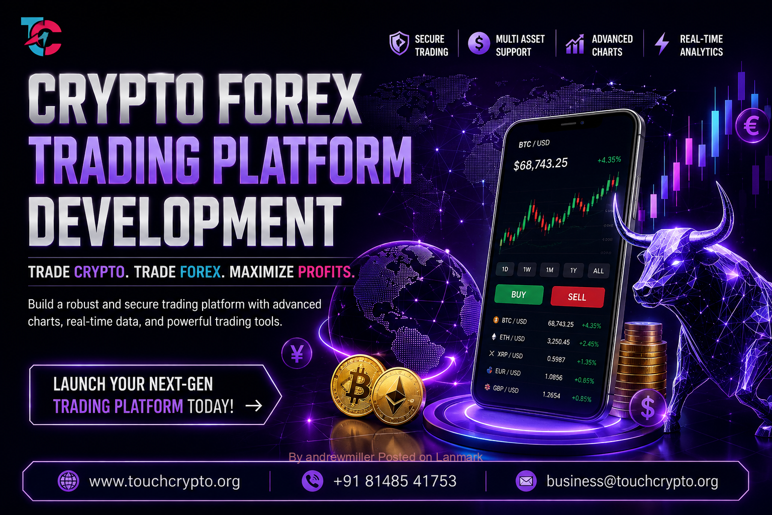 White Label Crypto Forex Trading Platform Development