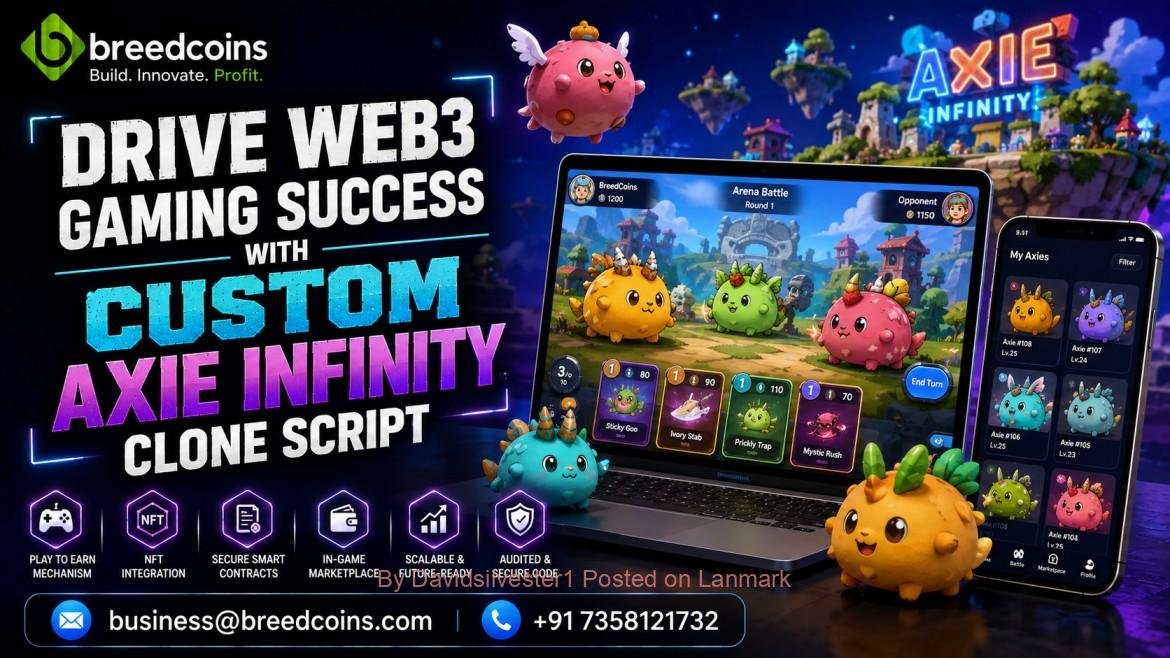 Drive Web3 Gaming Success with Custom Axie Infinity Clone Script