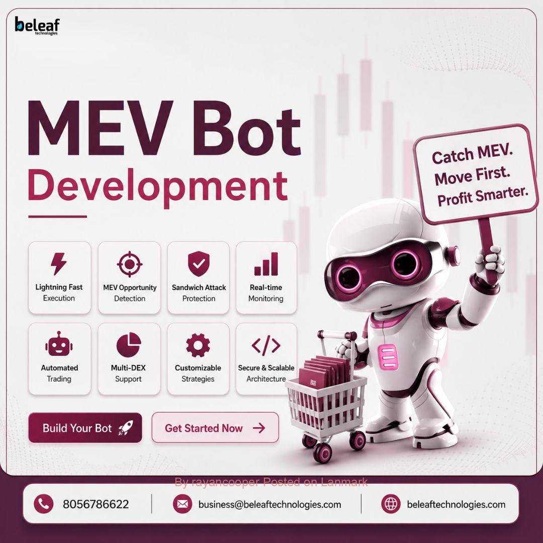 MEV Bot Development: Build Faster Blockchain Trading Automation