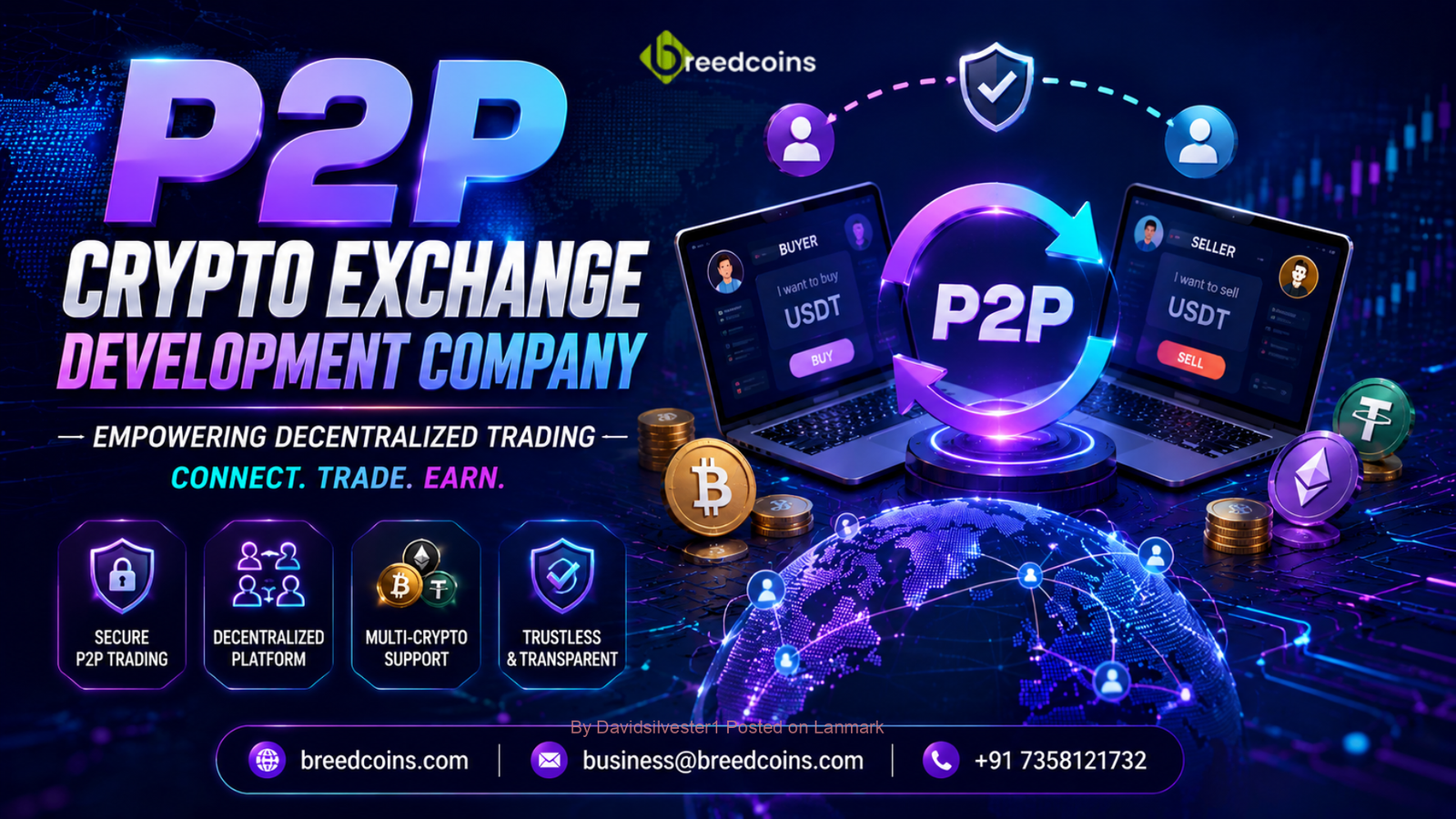 Premium P2P Crypto Exchange Development Company for Digital Asset Platforms