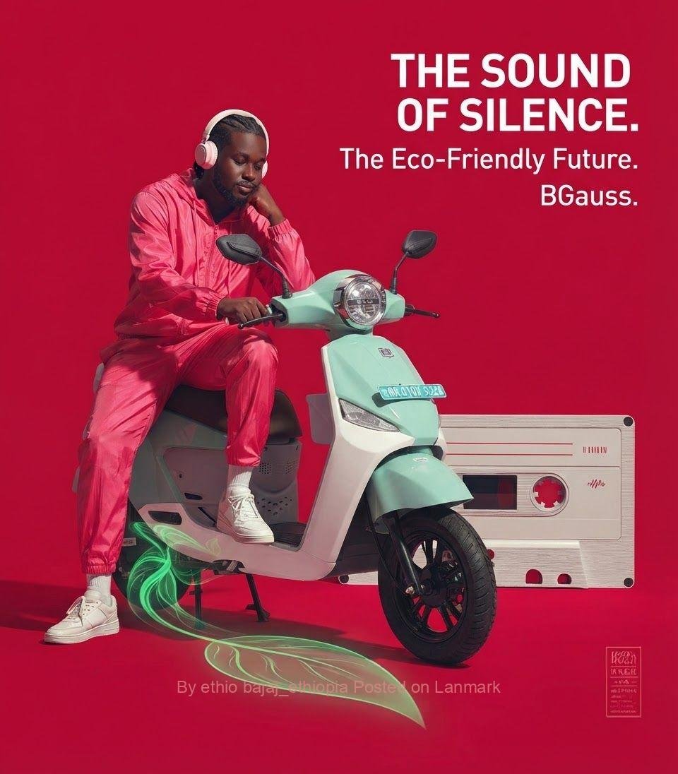 BGAUSS C12i 3.0 Max Scooter ኤሌክትሪክ ቻርጅ ሞተርሳይክል