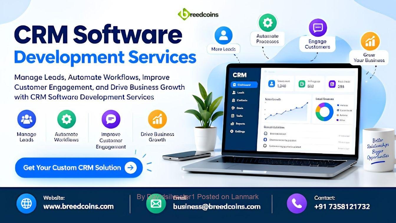Manage Leads, Sales, and Customers with CRM Software Development Services