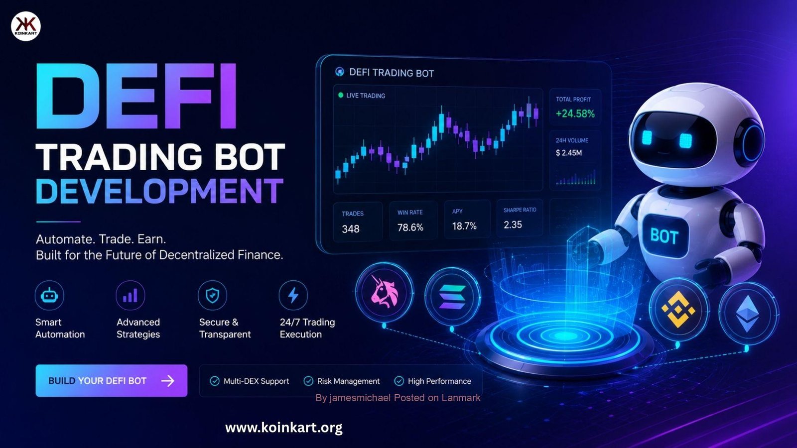 Enhance Automated Trading with Revenue-Focused DeFi Trading Bot Development