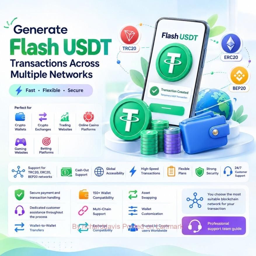 Generate Temporary USDT Transactions Across Multiple Networks