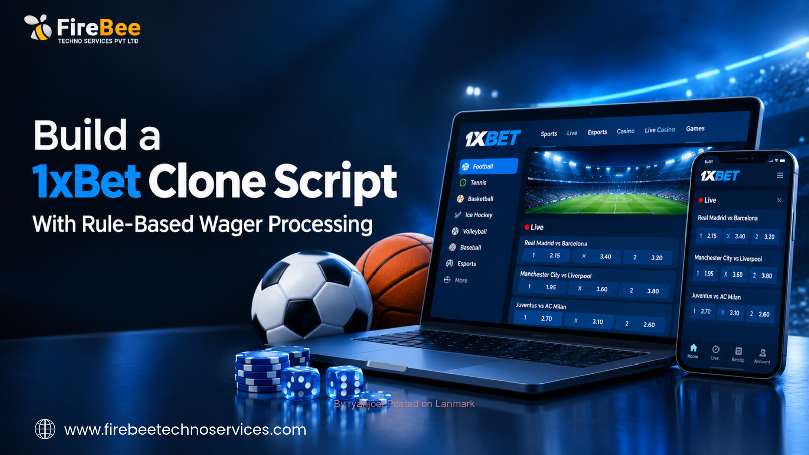 Build a 1xBet Clone Script With Rule-Based Wager Processing