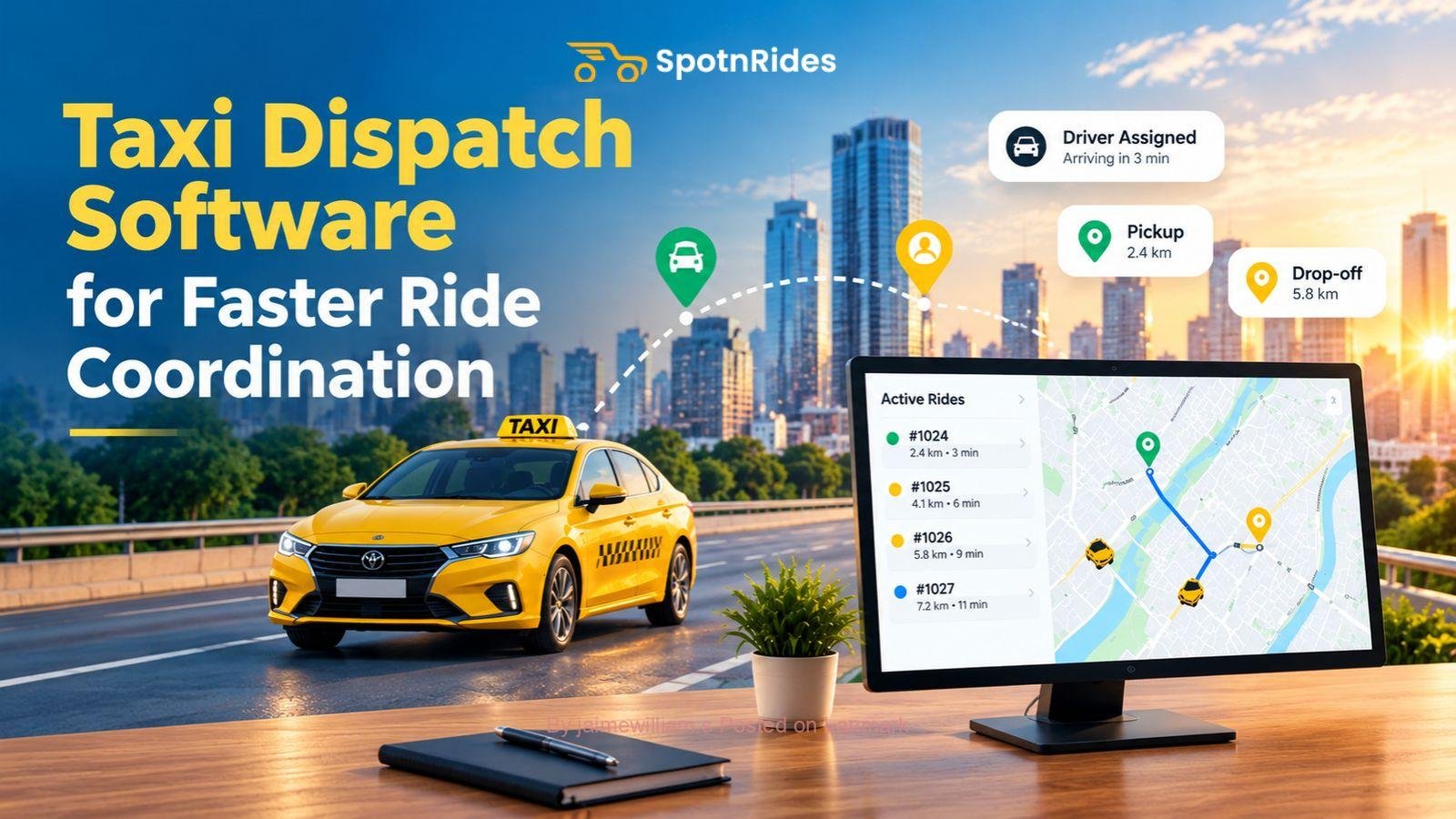 Taxi Dispatch Software for Faster Ride Coordination