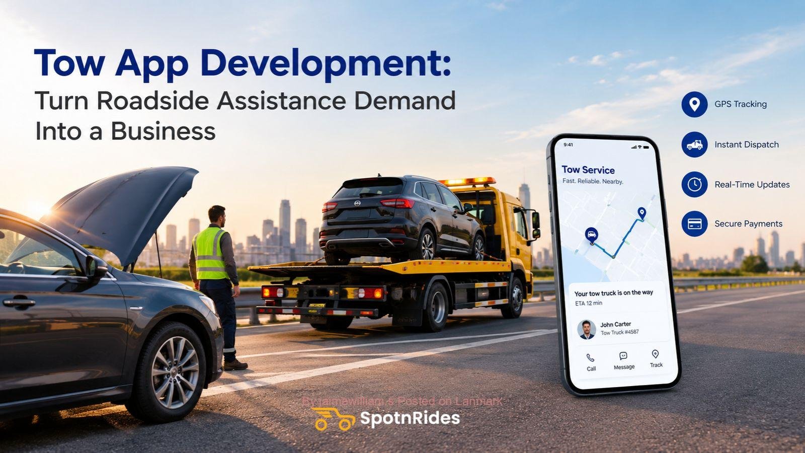 Towing App Development: Turn Roadside Assistance Demand Into a Business