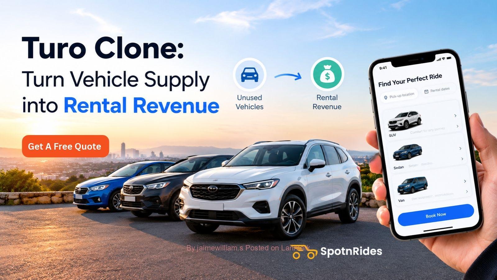 Turo Clone: Turn Vehicle Supply into Rental Revenue