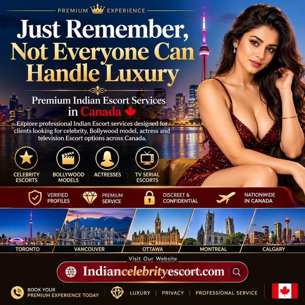 Toronto Escorts +14377370042 Bollywood Film Actresses, High Profile South Celebrities, TV Actress and Indian Models Actress Escorts in Toronto Canada (Ontario) Calgary (Alberta) Vancouver (British Columbia) Ottawa (Ontario) – Wood Buffalo Fort McMurray (Alberta) West Vancouver (British Columbia) Oakville (Ontario) Edmonton (Alberta) Westmount & Mont-Royal (Quebec) Victoria (British Columbia) London Dubai Singapore Paris USA UK UAE Hello! Welcome all… Bollywood Models Escorts Service in Toronto | South Indian Actress Escorts in Toronto | Female Escorts Service Canada | Punjabi Model Escorts Service Toronto | High Profile Bollywood Celebrities Escorts in Toronto