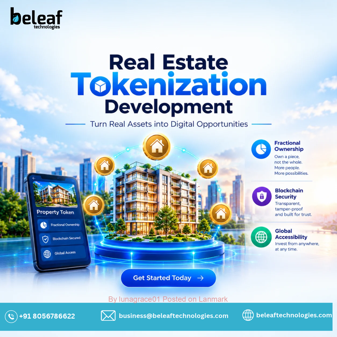 Transform Real Estate Investment with Blockchain Innovation!