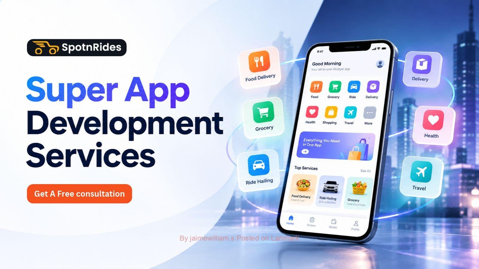 Super App Development Services – Spotnrides